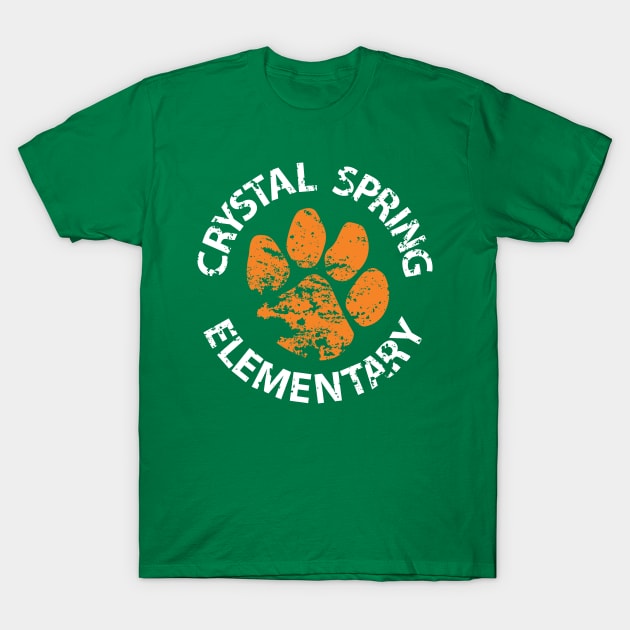 CSE Tiger Paw T-Shirt by Crystal Spring Elementary